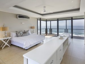Bed room at Sovereign Sands the luxurious beach Holiday Villa on the North Coast. This 8 sleeper is the epitome of self-catering excellence, a perfect holiday home.