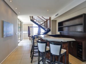 Bar Area at Sovereign Sands the luxurious beach Holiday Villa on the North Coast. This 8 sleeper is the epitome of self-catering excellence, a perfect holiday home.